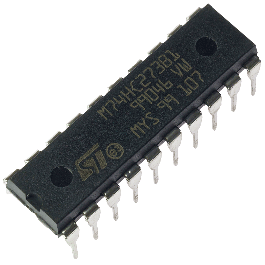 74HC273 Octal D-type flip-flop - Tandy