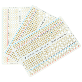 Tandy - Adafruit Perma-Proto Half-sized Breadboard PCB (3pk)